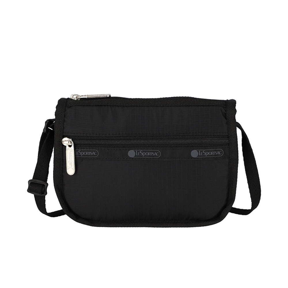 Lesportsac Classic Mini Hobo 時尚迷你小型斜背包 側背包 小廢包 手機包 送禮 禮物 女包(永恆黑), , large