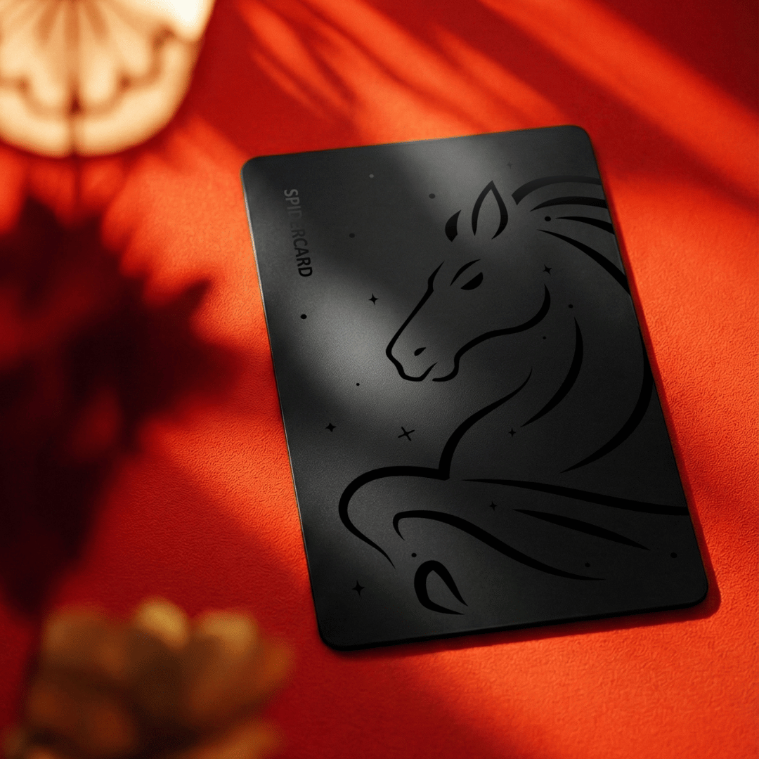 [SpiderCard]數位NFC電子名片 - 躍馬迎春, , large