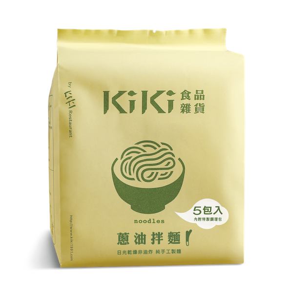 KiKi 蔥油拌麵 90g X5, , large