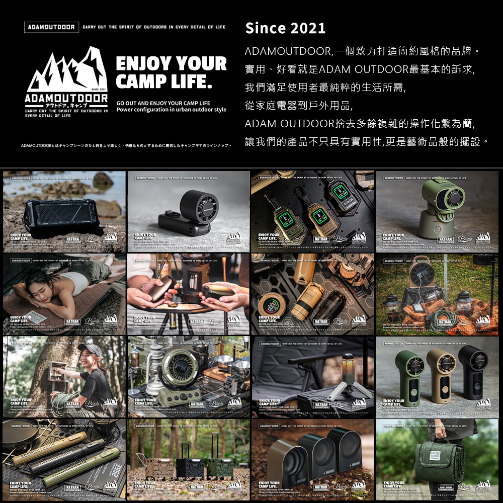 【ADAMOUTDOOR 】手持風扇旋轉底座, , large
