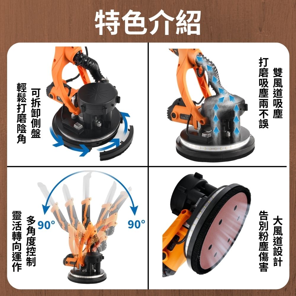 9吋牆壁打磨機【一般款】, , large