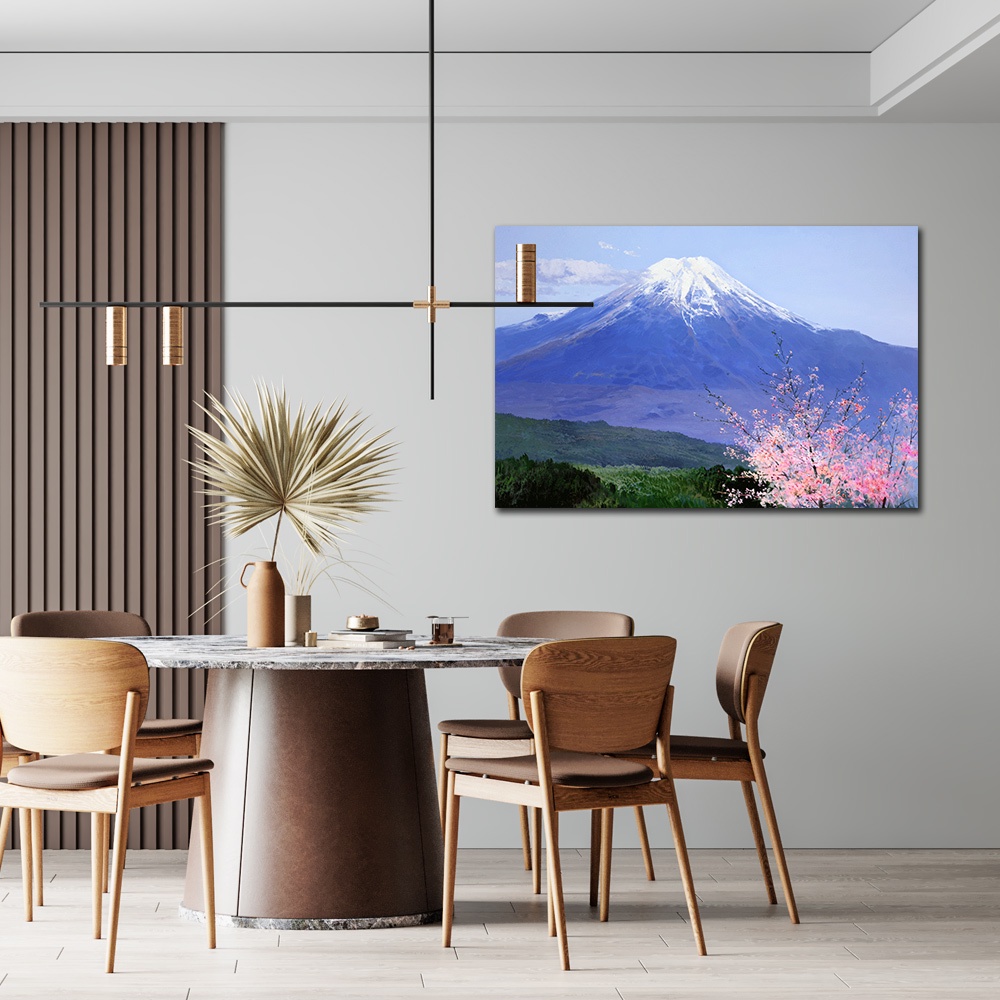 【御畫房】富士山 國家一級畫師手繪油畫60&times;90cm(VF-09), , large