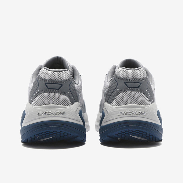 Skechers Octus 男 慢跑鞋 緩衝 彈力 灰 藍 [232738GYNV], , large