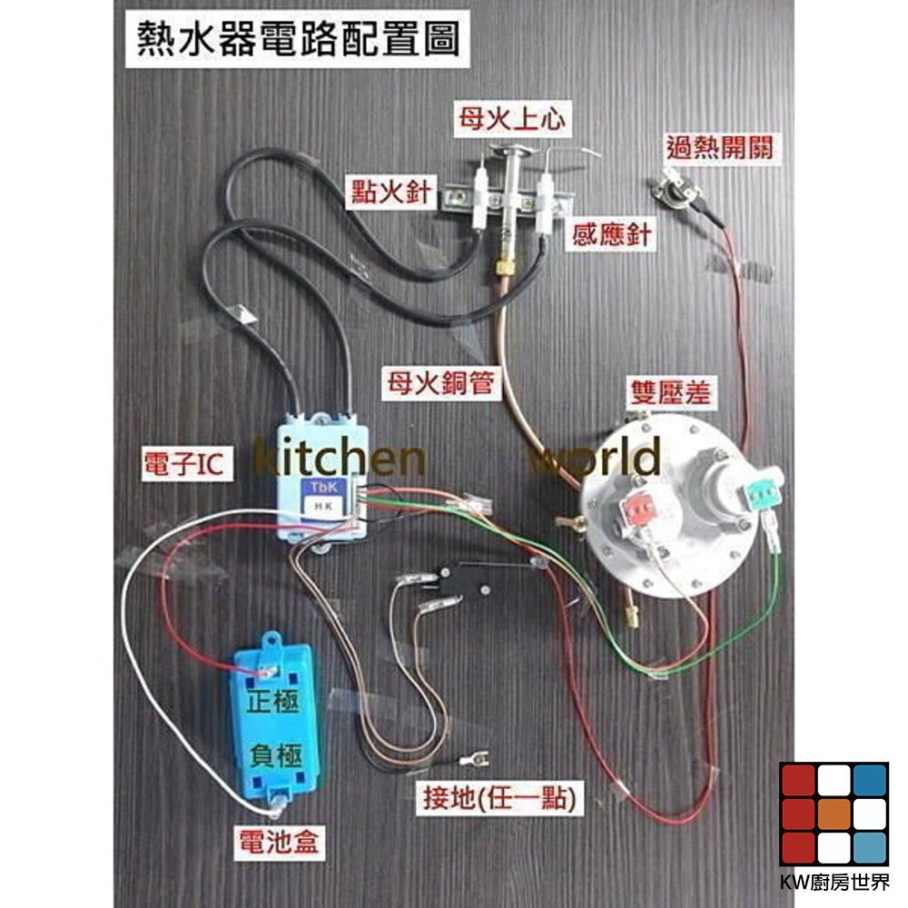 【KW廚房世界】《TBK雙壓差盤》 熱水器零件, , large