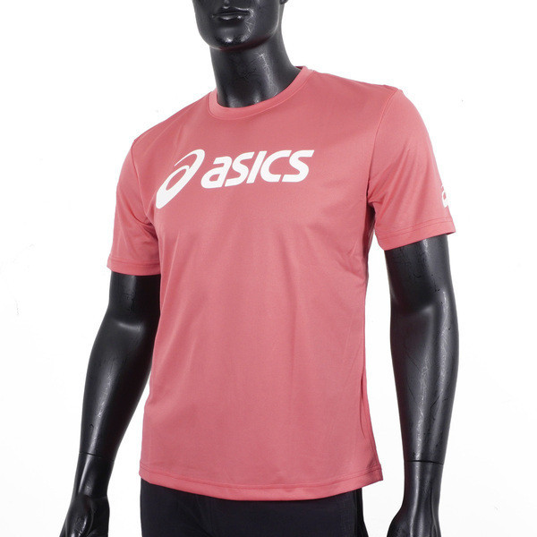 Asics 男女 短袖 T恤 運動 透氣 吸濕 快乾 抗UV 台灣製 延續 粉紅 [2033B666-700], , large