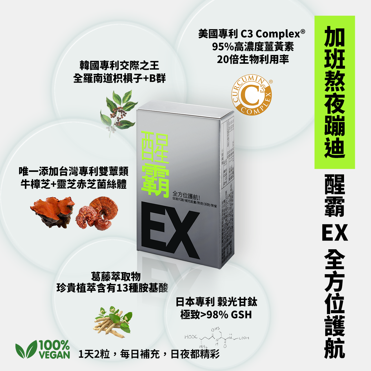 【LUMIN SPHERE】醒霸EX 輕鬆代謝全素膠囊, , large