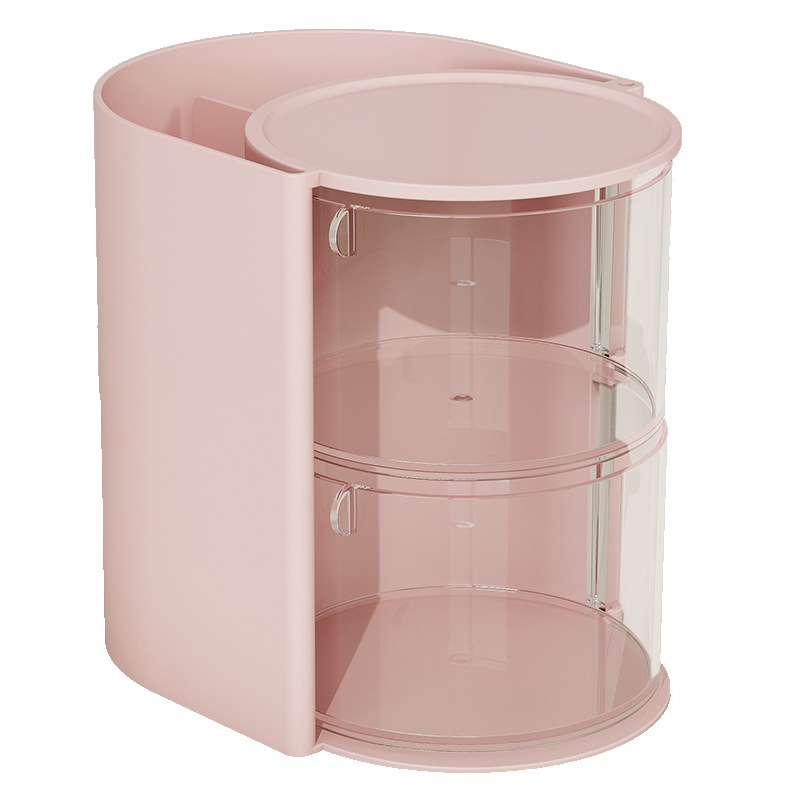 SKB Double layer powder puff storage box-SKB5509R, , large
