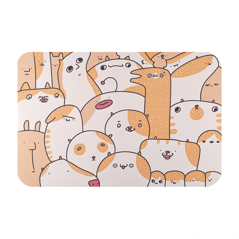 【Monster】 Soft Diatomaceous Earth Absorbent Mat &ndash; NewGen Designer Series (60x40cm) &ndash; Meow Meow, , large