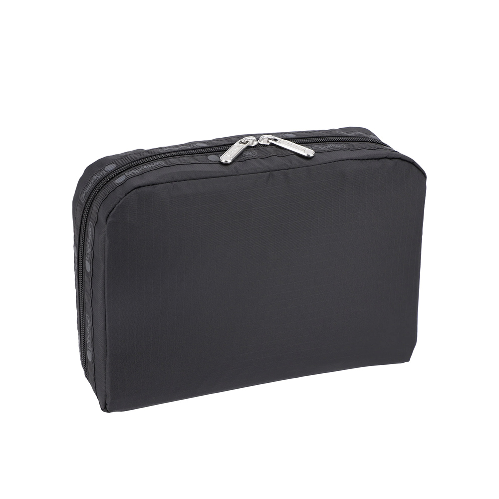 Lesportsac Extra Large Rectangular Cosmetic 加大型化妝包 收納袋 送禮 禮物 推薦 女包(永恆黑), , large