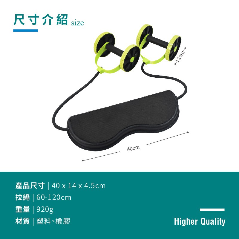 Dual-Wheel Ab Roller, , large