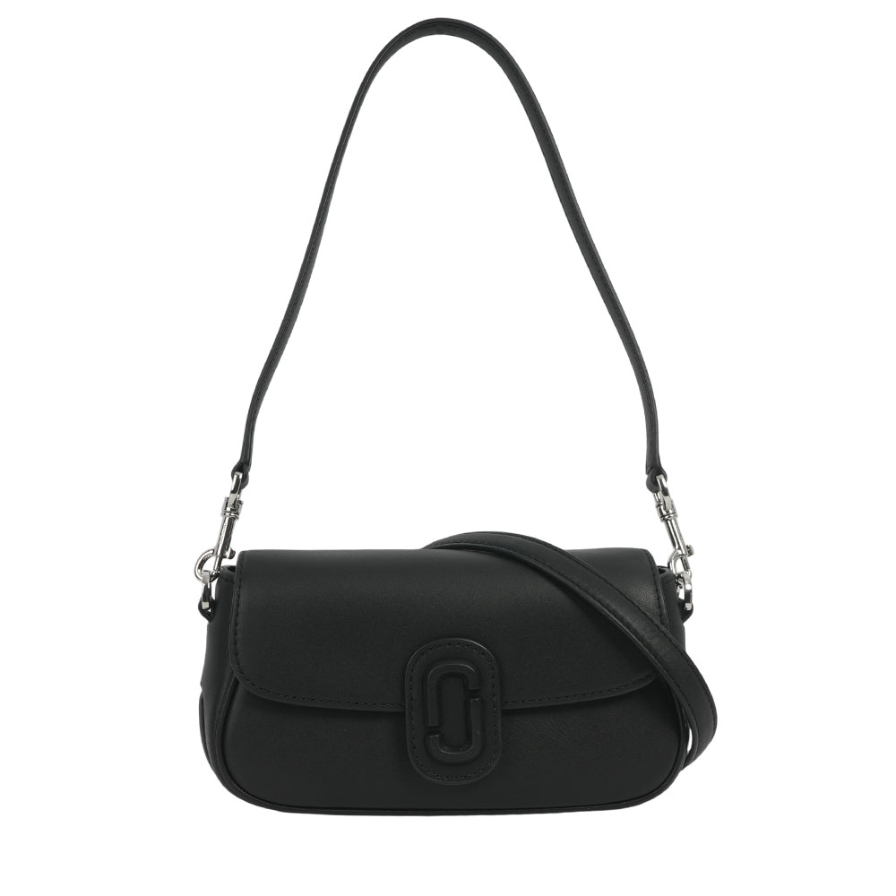 MARC JACOBS THE CLOVER 平滑皮革翻蓋二用包(/黑色, , large