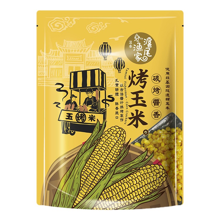 滬尾漁家烤玉米-醬香風味70g, , large