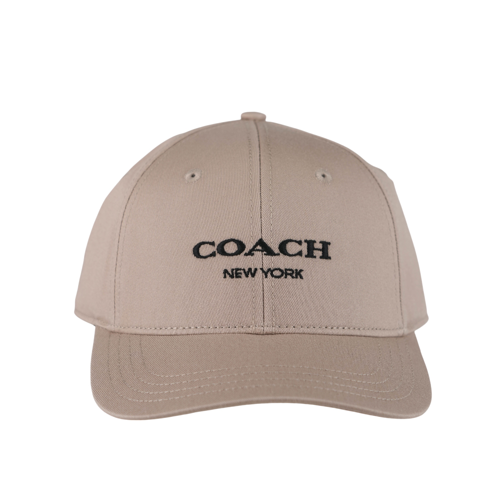 COACH 刺繡標誌棉質棒球帽 XS-S / 灰樺木色, 灰樺木色,XS-S, large