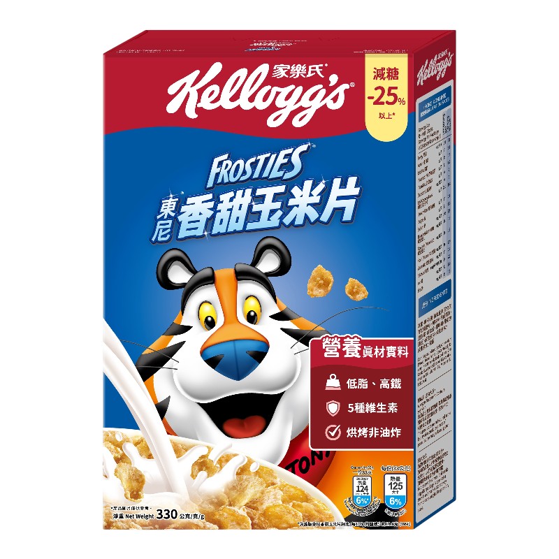 家樂氏東尼香甜玉米片 330g, , large