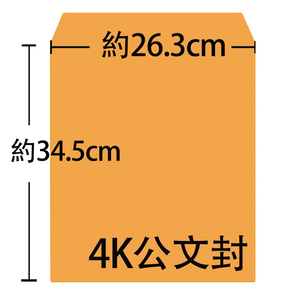 【龍品文創】義昌  4K 公文封 263x345, , large