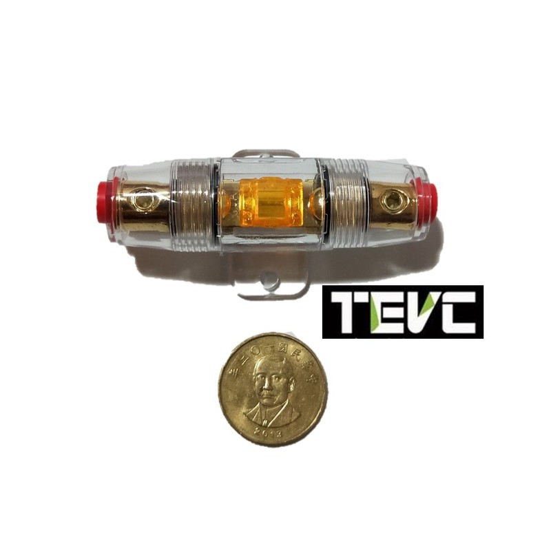 《tevc》ANS A2 一進一出 保險絲座 音響 改裝 單路保險絲座 熔絲型 ANL小號 20A~200A, , large