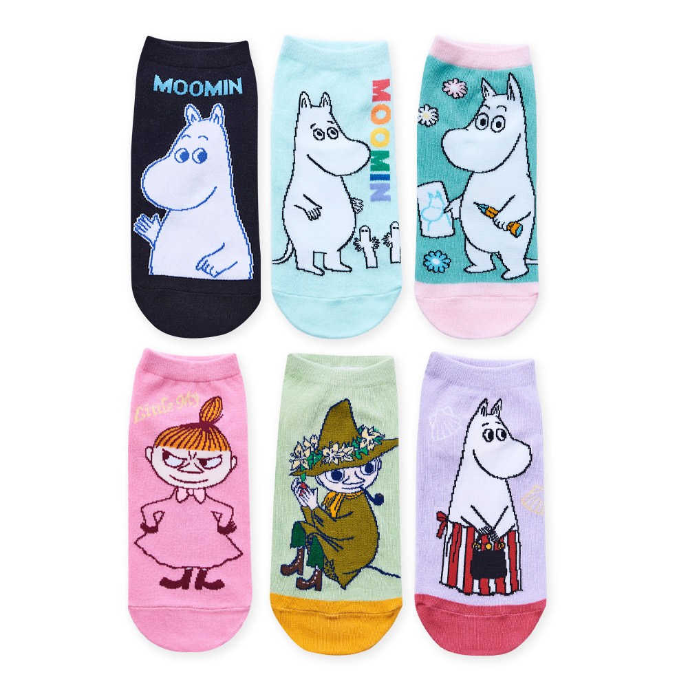 (多款)MOOMIN嚕嚕米系列直版襪【旺達棉品】MO-A501~506, , large