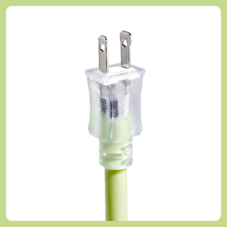 《台灣製造》露營動力線-工地-哈密瓜-2P二插孔-3.5mm&sup2;-過載防護動力線-二插頭延長線, , large
