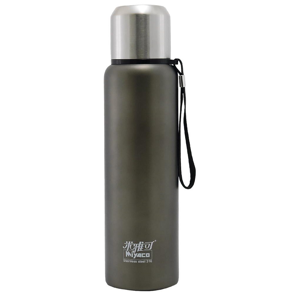 米雅可Koruto 316不鏽鋼真空全鋼保溫瓶-600ml-鈦灰色-1入, , large
