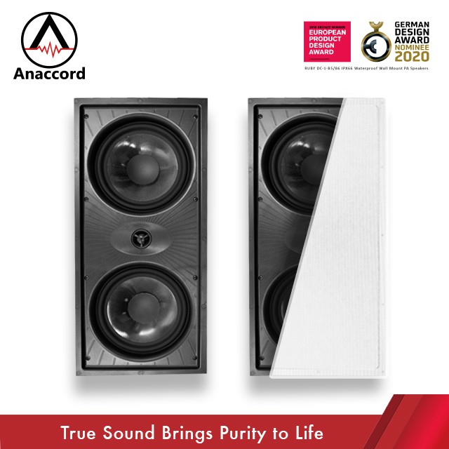 Anaccord 雅那歌音響 SR-803 | 嵌入式喇叭音響 | 2.0聲道 立體環繞音效 家庭劇院組 一對｜, , large