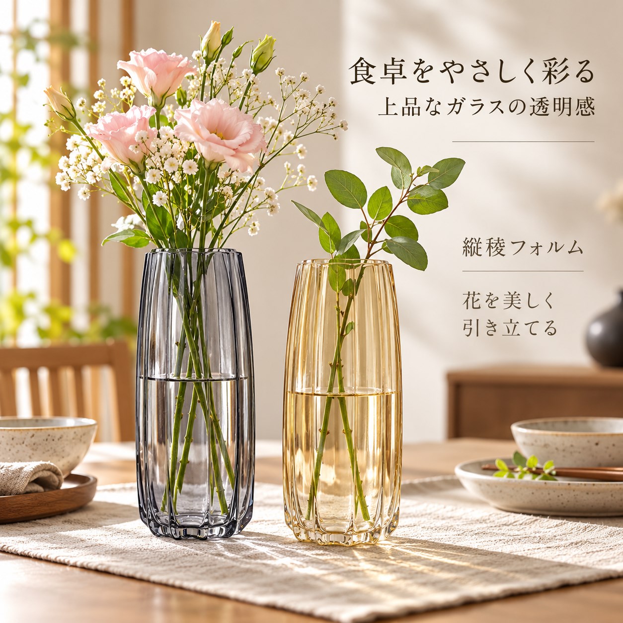 【HIYASU日安工坊】日安工坊豎稜花瓶, , large