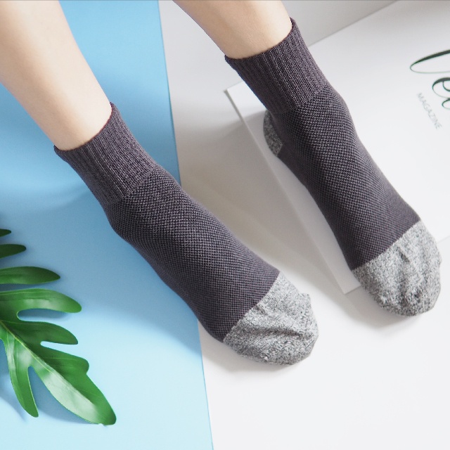 [Kaimei Cotton] 4 pairs of MIT made in Taiwan Challenge 168-hour three-in-one technology deodorant socks-1/2 type, , large
