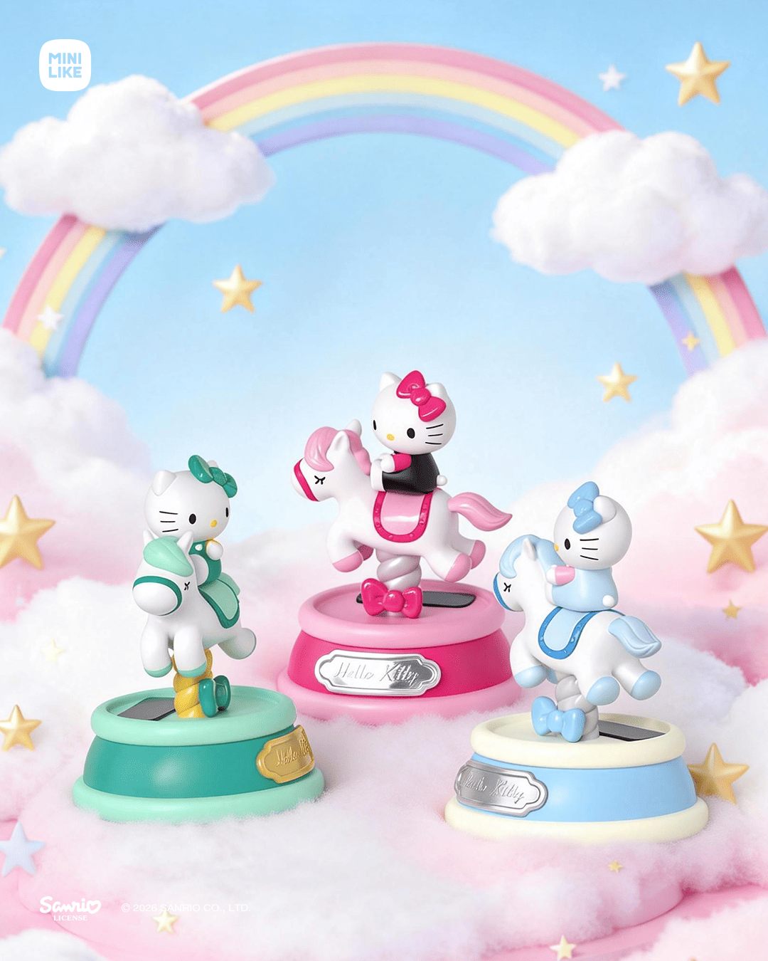 【際洋文化】Hello Kitty Style童心小馬系列光動樂, , large