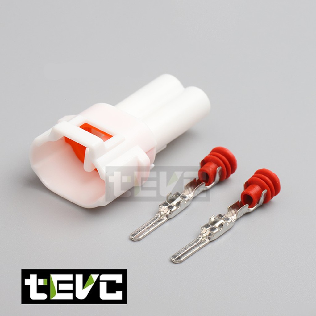 《tevc》2.0 C45 2P 防水接頭 車規 車用 汽車 機車 插頭 端子 快速接頭 霧燈 改裝 公母, , large