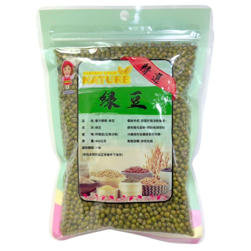 譽方媽媽綠豆400g, , large