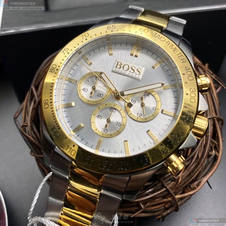 [TIMEMASTER] BOSS watch, 44mm, HB1512960, , large