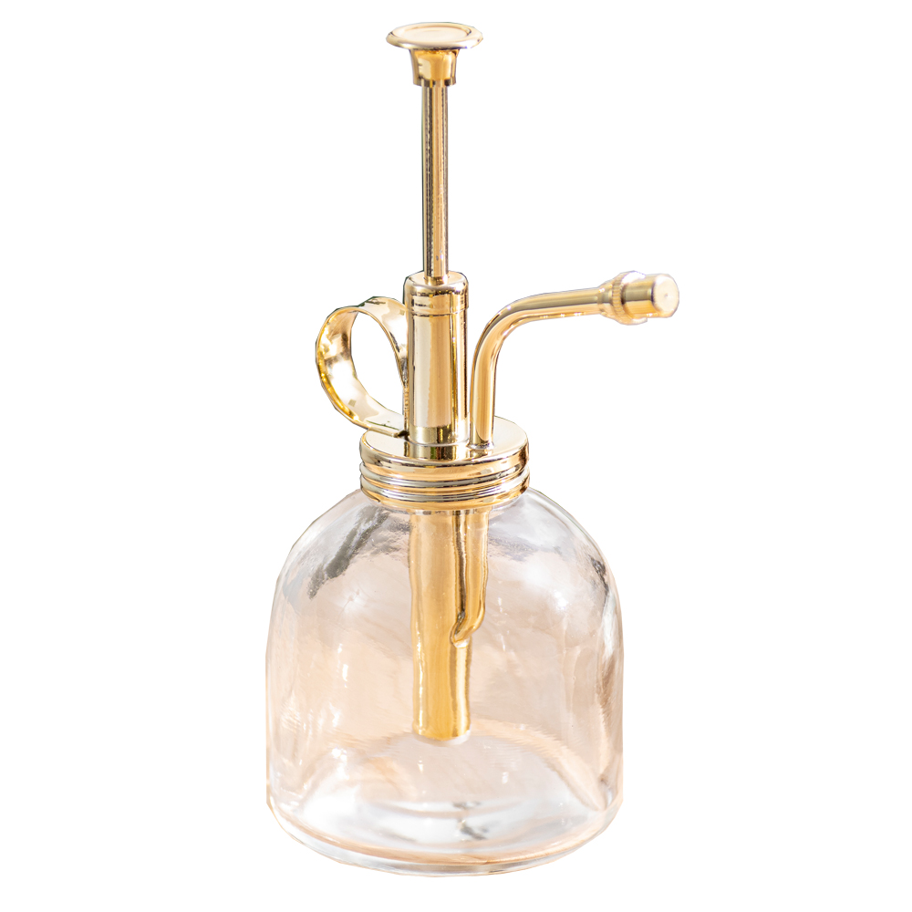[拜爾家居]花藝噴水瓶 MIT台灣製造 外銷產品 黃銅噴嘴 玻璃瓶 植物噴壺 萬用噴瓶 招財噴霧 按壓式噴水瓶 (免運), , large
