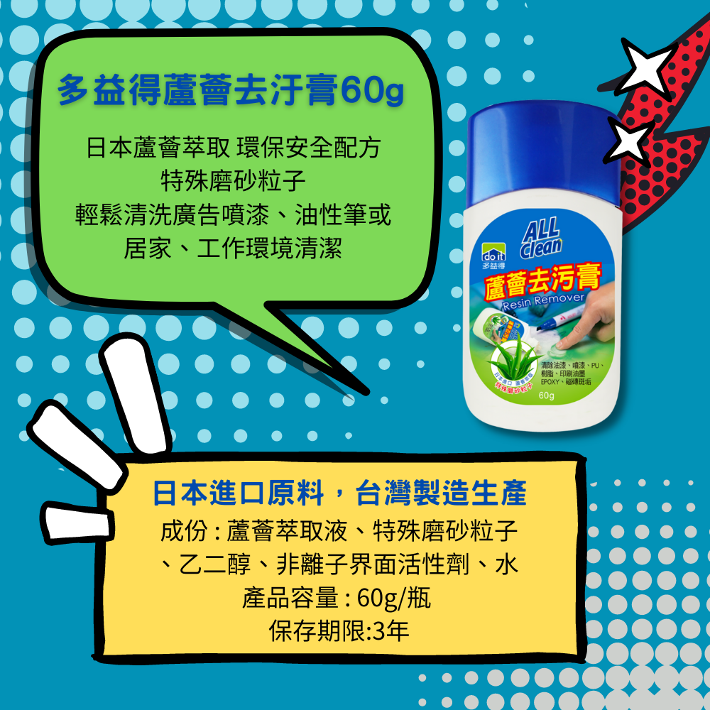 【多益得】神奇蘆薈清潔膏60g, , large