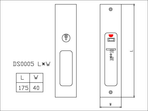 【協進五金】房間移門鉤鎖 砂鎳, , large