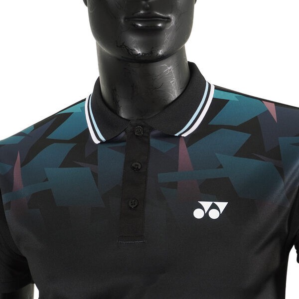 Yonex Polo 男 短袖 上衣 網球 運動 休閒 舒適 透氣 機能 吸汗 快乾 台製 黑 [11011TR007], , large