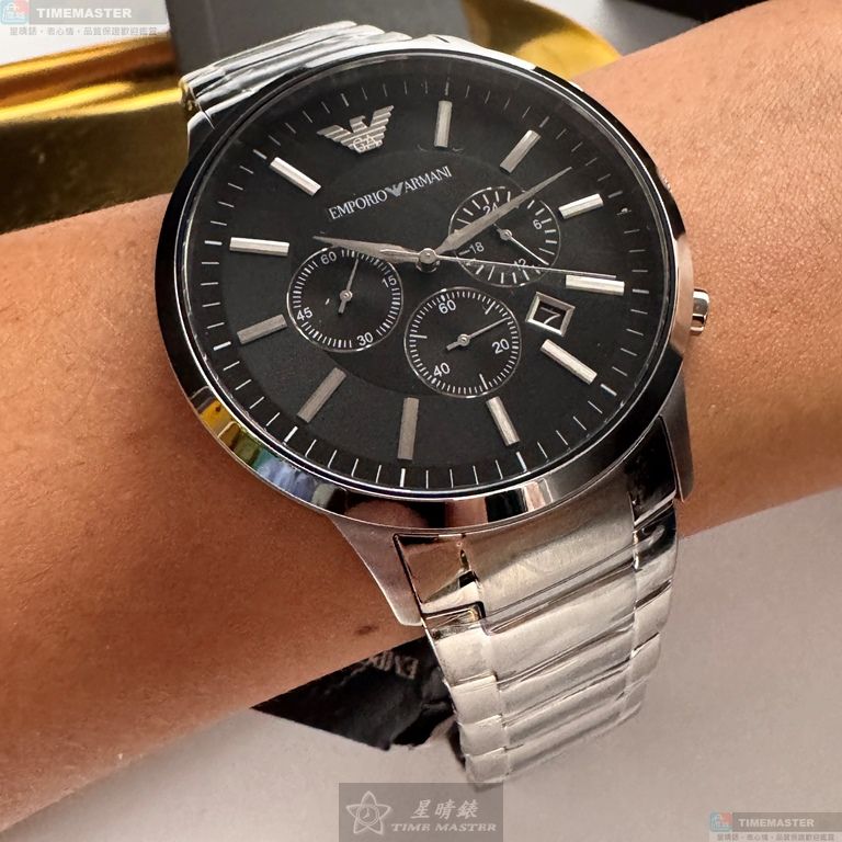[TIMEMASTER] ARMANI watch, 46mm, AR00075, , large