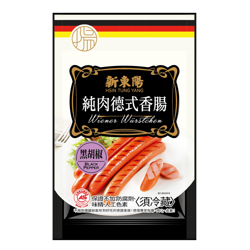 新東陽黑胡椒德式香腸, , large