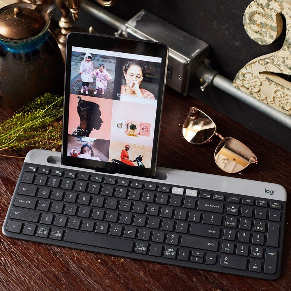 Logitech computer keyboard, , large