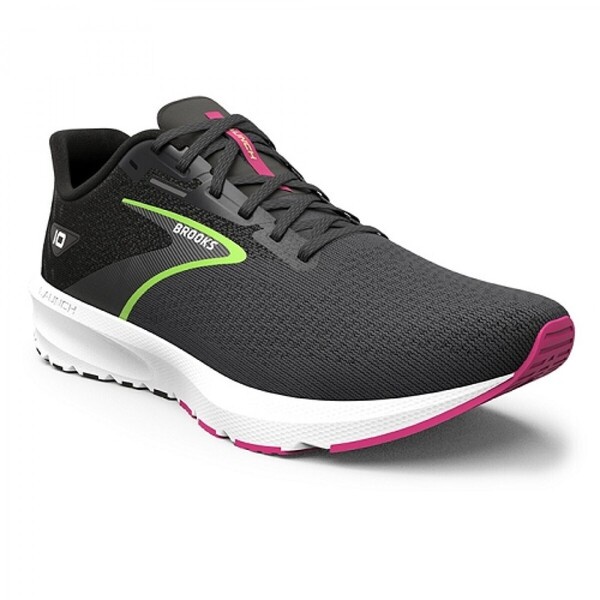 Brooks Launch 10 女 慢跑鞋 發射系列 競速跑鞋 推進加速 寬楦 黑 [1203981D074], , large