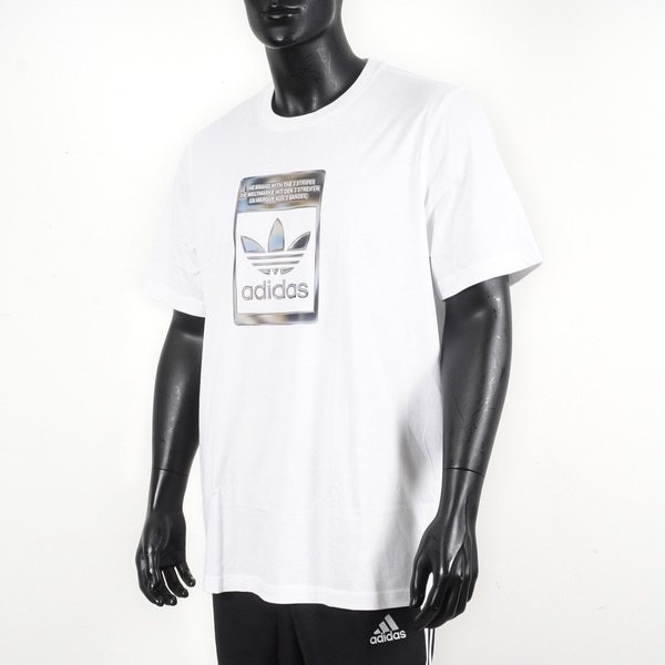 Adidas Camo Infill Tee 男 短袖上衣 T恤 國際版 經典 變色Logo 白 [H13500], , large