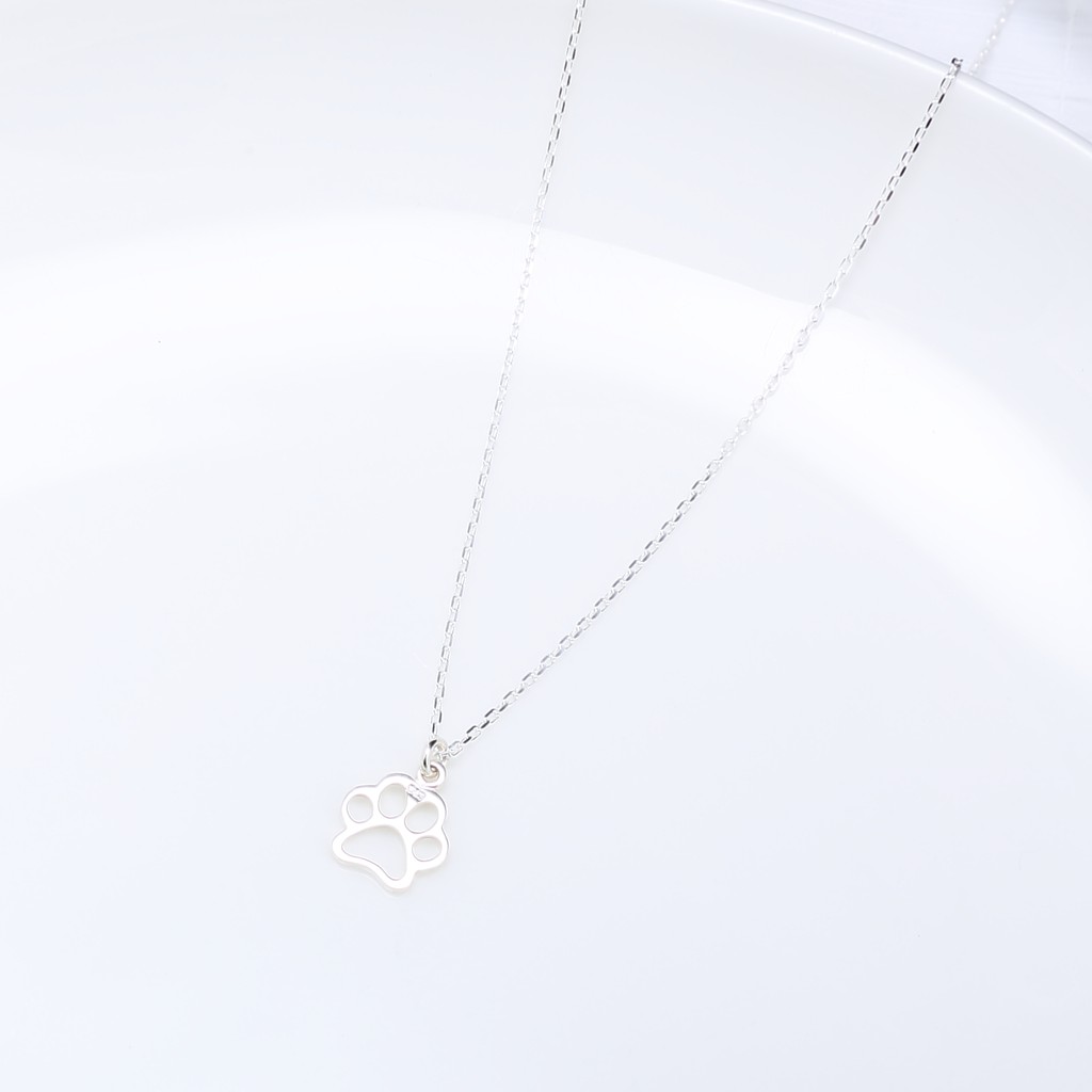 【Angel & Me】Cat Paw s925 sterling silver necklace Birthday gift, , large