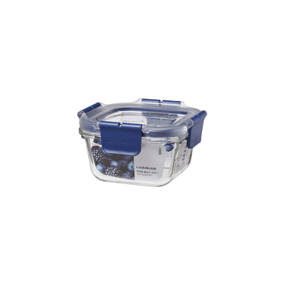 LL Top GLASS Square 300ml, , large