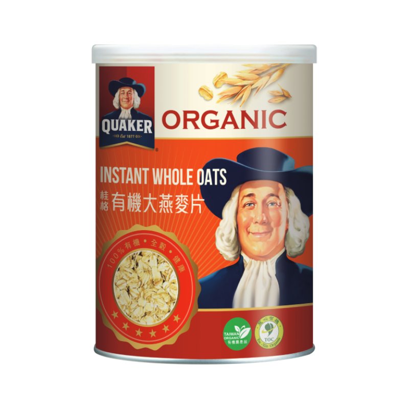 Quaker Organic Instant Whole Oats, , large