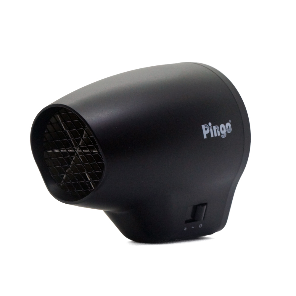 Pingo台灣品工  Travel Qmini 極輕隨身掌型吹風機 黑色, , large