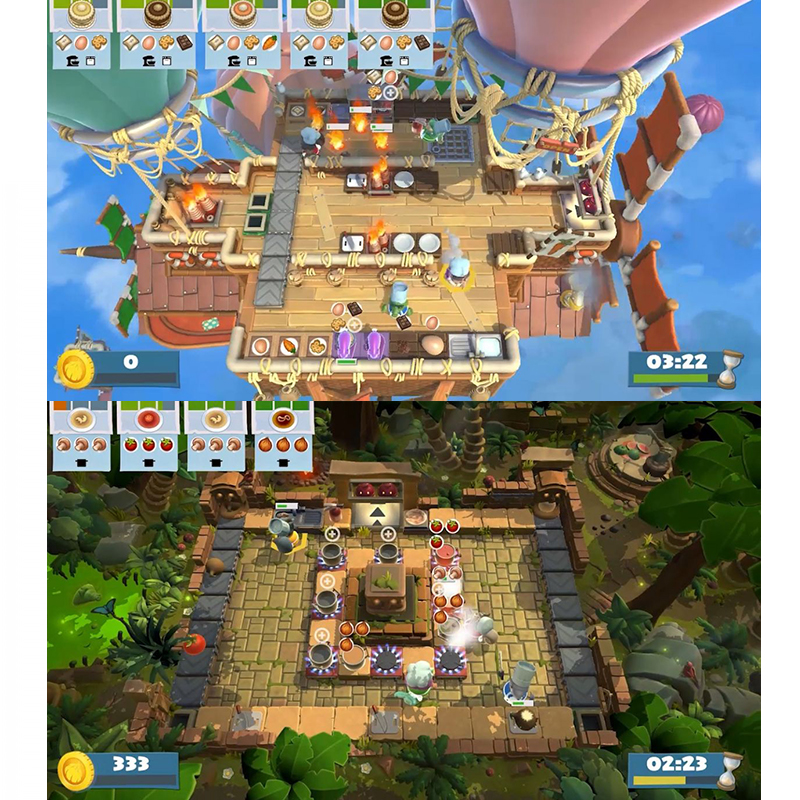 【 任天堂 Switch NS 】《 胡鬧廚房！全都好吃 》煮過頭 Overcooked 實體卡帶 中文版 遊戲片, , large