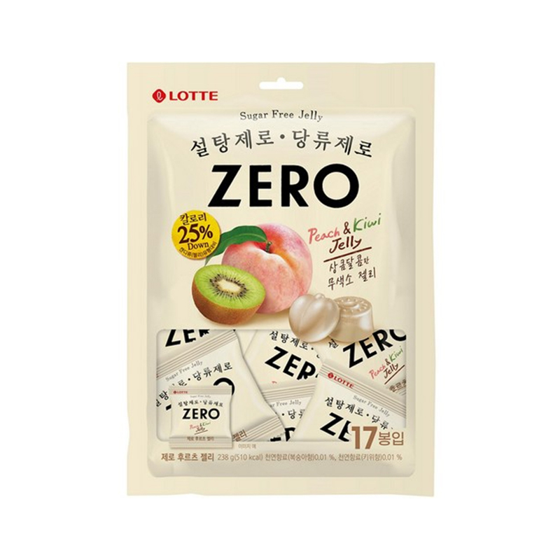 LOTTE ZERO零砂糖水果風味軟糖量販包, , large