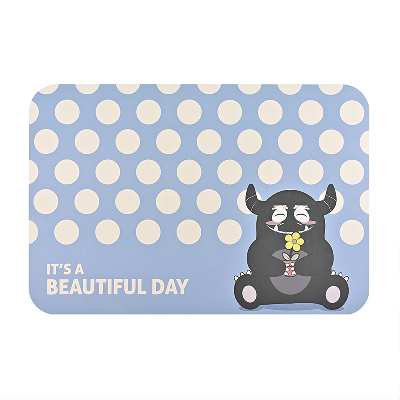 【Monster】 Soft Diatomaceous Earth Absorbent Mat (60x40cm) &ndash; Dot Me, , large