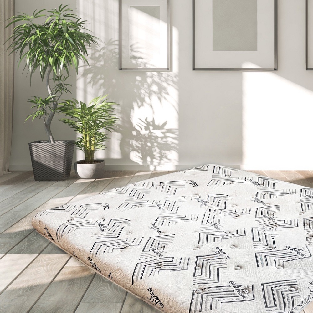 Graphene latex pocket spring mattress, , large