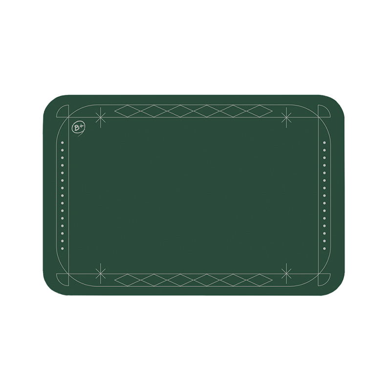 【Monster】 Soft Diatomaceous Earth Absorbent Mat &ndash; Border Series (60x40cm) &ndash; Green Border, , large