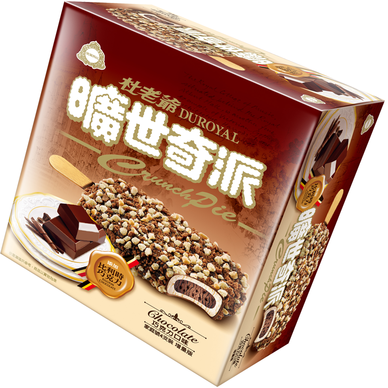 Duroyal Big Crunch Pie-Chocolate, , large