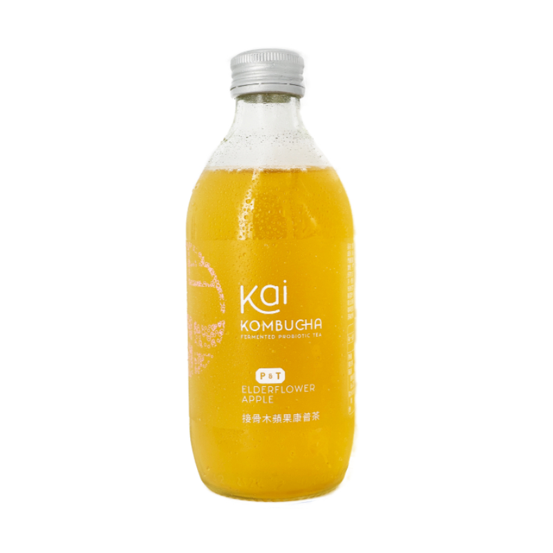 Kai天然活酵康普茶接骨木花蘋果, , large